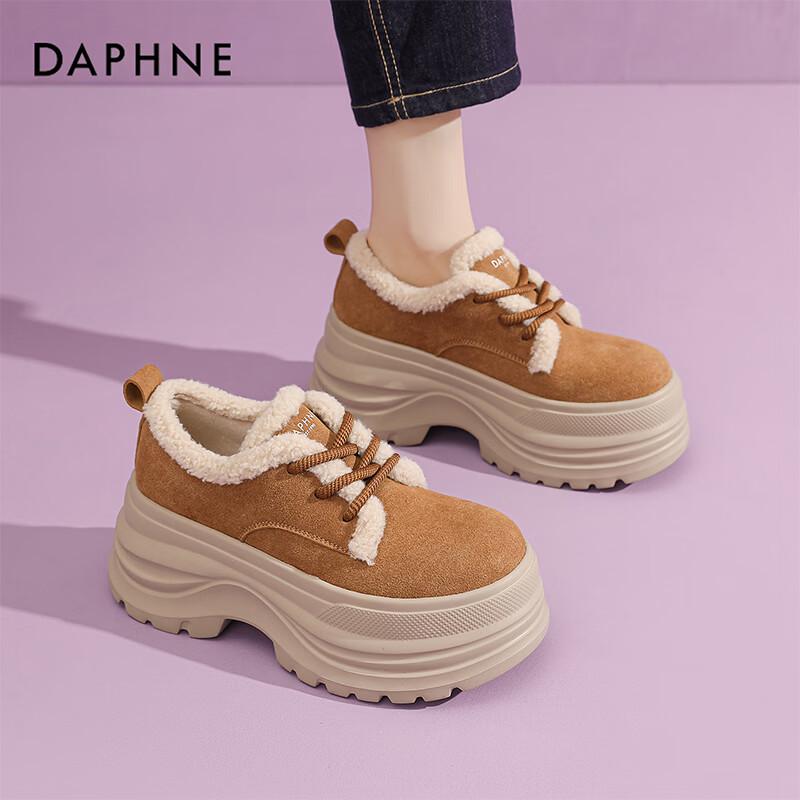 DAPHNE Women s Platform Winter Plush Boots EU 37