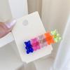 Hair Accessories Girls Women Duckbill Candy Color Colorful Hair Clip Barrette Jelly Bear Hairpin