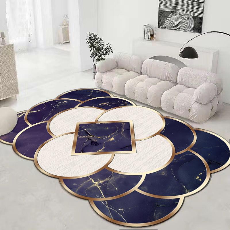 Irregular Marble Carpet Living Room Dirt Resistant Wear-resistant Easy To Maintain Carpet