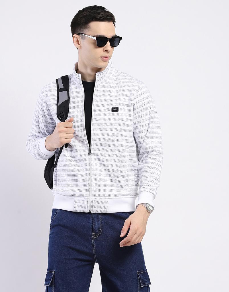 Monte Carlo Men's Mock Neck Full Sleeve Sweatshirt