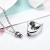 Heart Pendant Necklace for Ashes, Heart Charm Necklace Wedding Necklace Bride Wedding Jewelry for Women Girl Birthday