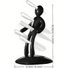 Human-Shaped Knife Holder, Stainless Steel Sheath Novel and Innovative Design, Does Not Include Knives for Storage