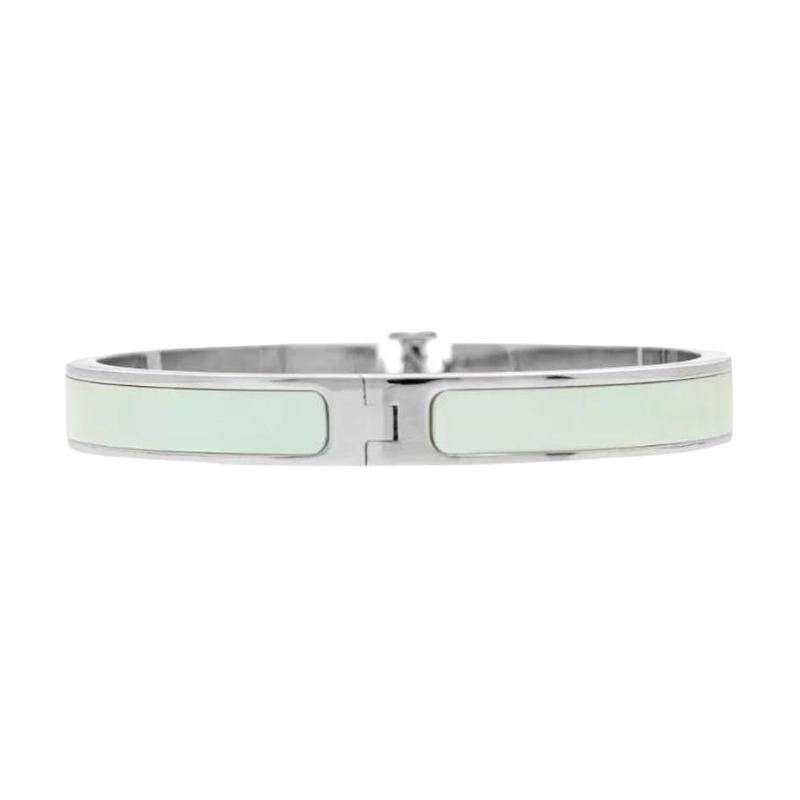 TORY BURCH Logo details stainless steel bracelet women's light 176492-light green M