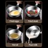 Space Saving Small Stainless Steel Skillets For Butter Melting Miniature Saucepan with Spout Ergonomic Handle Cookware