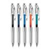 Pentel Ballpoint Pen Gel Ink Energel Infree 0.5mm Clear Shaft BLN75TL5AMZ 5 Colors