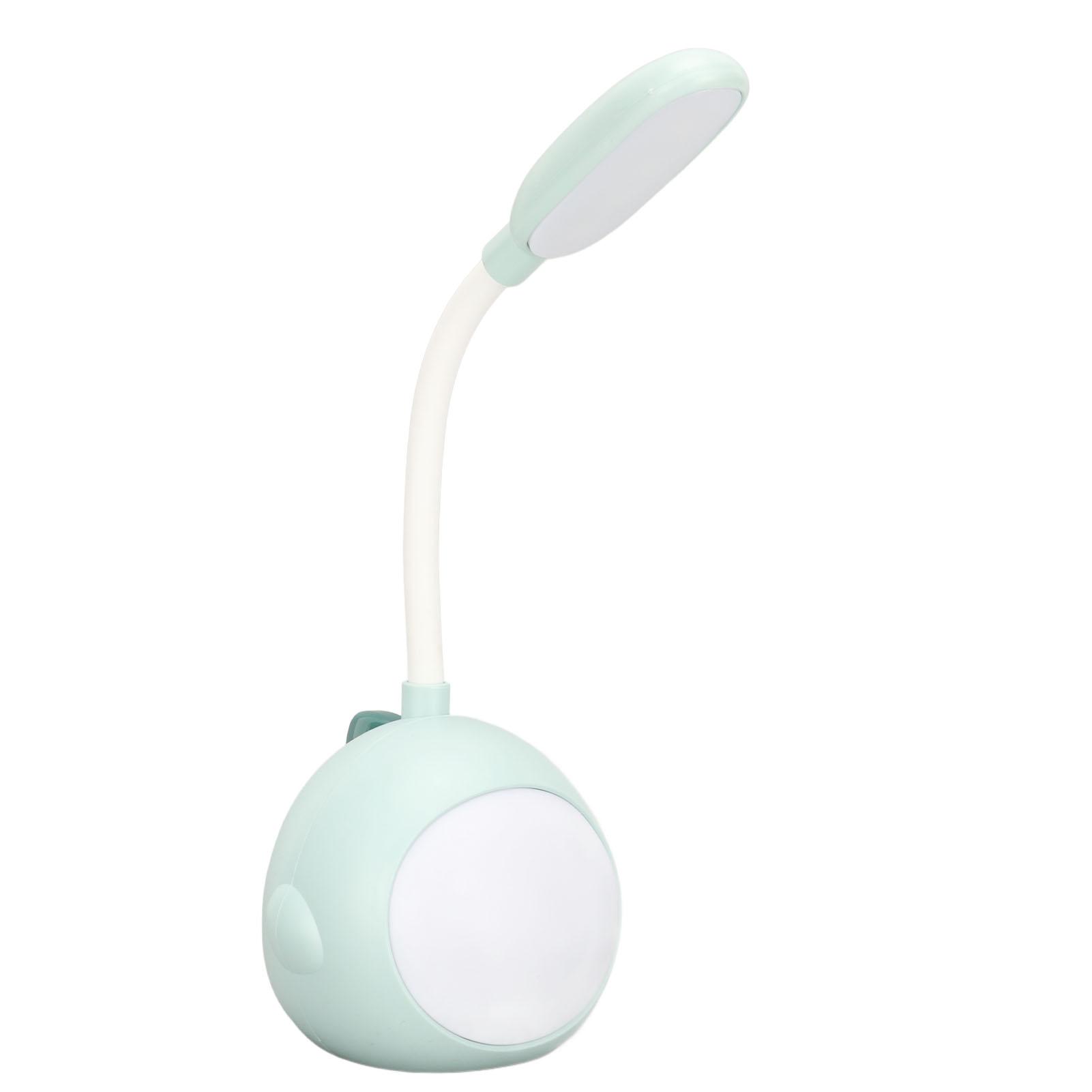 

LED Small Desk Lamp Soft Light Eye Protection Student Children Study Light for Desk Bedroom Bedside зелёный
