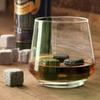 Whiskey Stones And Whiskey Glass Gift Set, 8 Natural Whisky Stones 1 Crystal Whisky Glasses In Exquisite Wooden Box