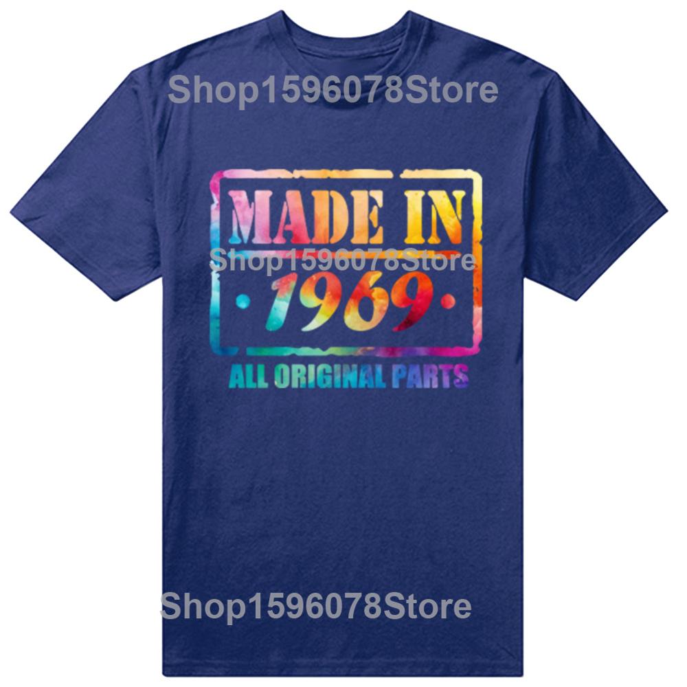 VINTAGE 1969 Birth Year Funny Quotes Retro Tshirts Men Womens Fashion Casual Tshirt 100 Cotton Loose Oversized T Shirt