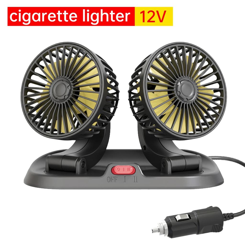 USB/12V/24V Fan Car Fan Automotive Electric Fan Universal 3/2/1 Head Summer Cooling Fan Car Accessories Auto Electronic Products