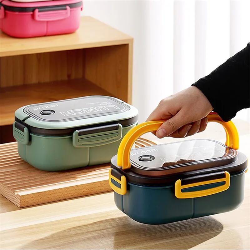 Lunch Box For Kids Adult Compartments Bento Lunchbox Children Kid School Outdoor Camping Picnic Food Container Portable