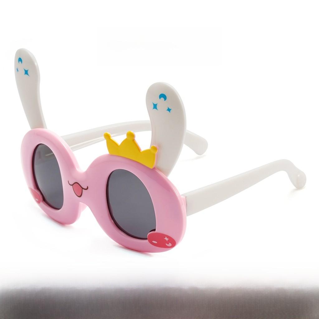 

Childrens Cartoon Silicone Sunglasses With Uv400 Protection For Outdoor Play And Parties Purple Pink