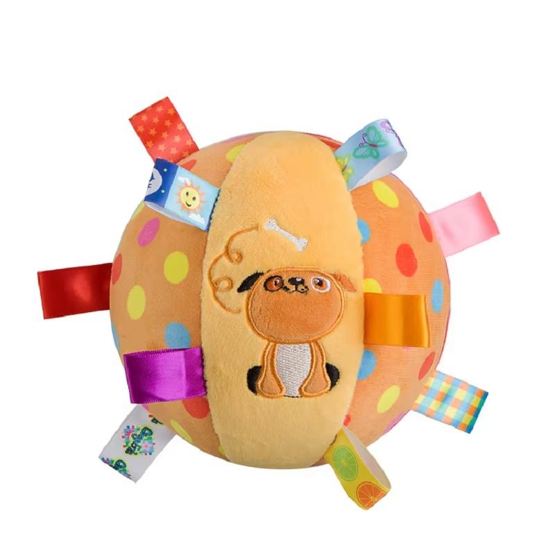 Interactive Ball Dog Toy Bite Resistant Squeaky Plush Handle Suitable for Aggressive Chewing Training Stress Relief