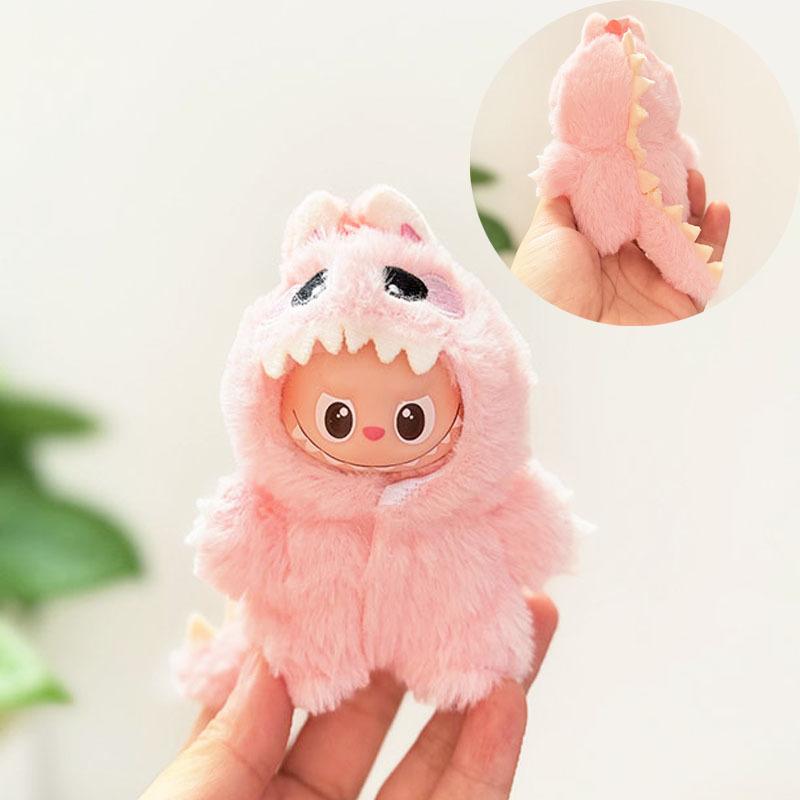 Mini Version 4.0 Vinyl Face Plush Blind Box Doll Clothes Christmas Set Small Nose Gaga Heart Bottom Password