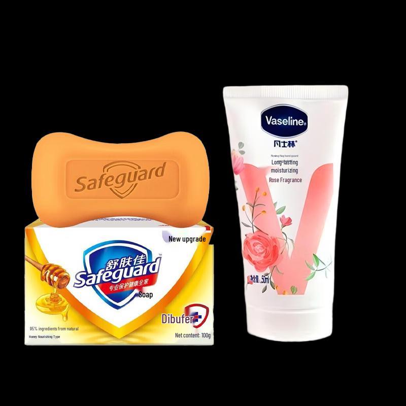 

Safeguard Honey Care Soap & Rose Hand Cream Set
