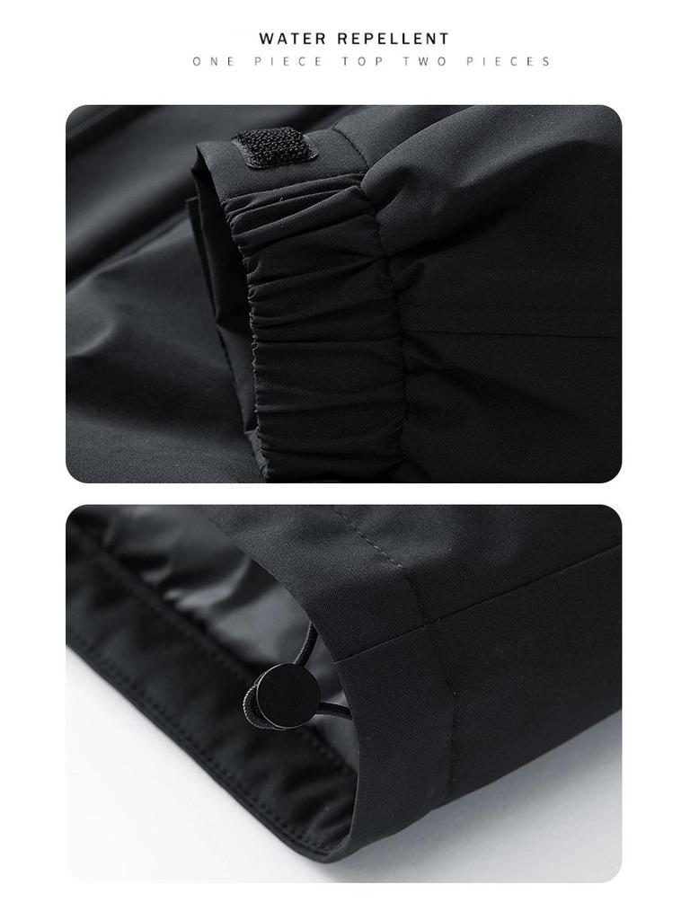 2025 Men's Plus Size Winter Windproof Cotton Jacket - Outdoor and Workwear