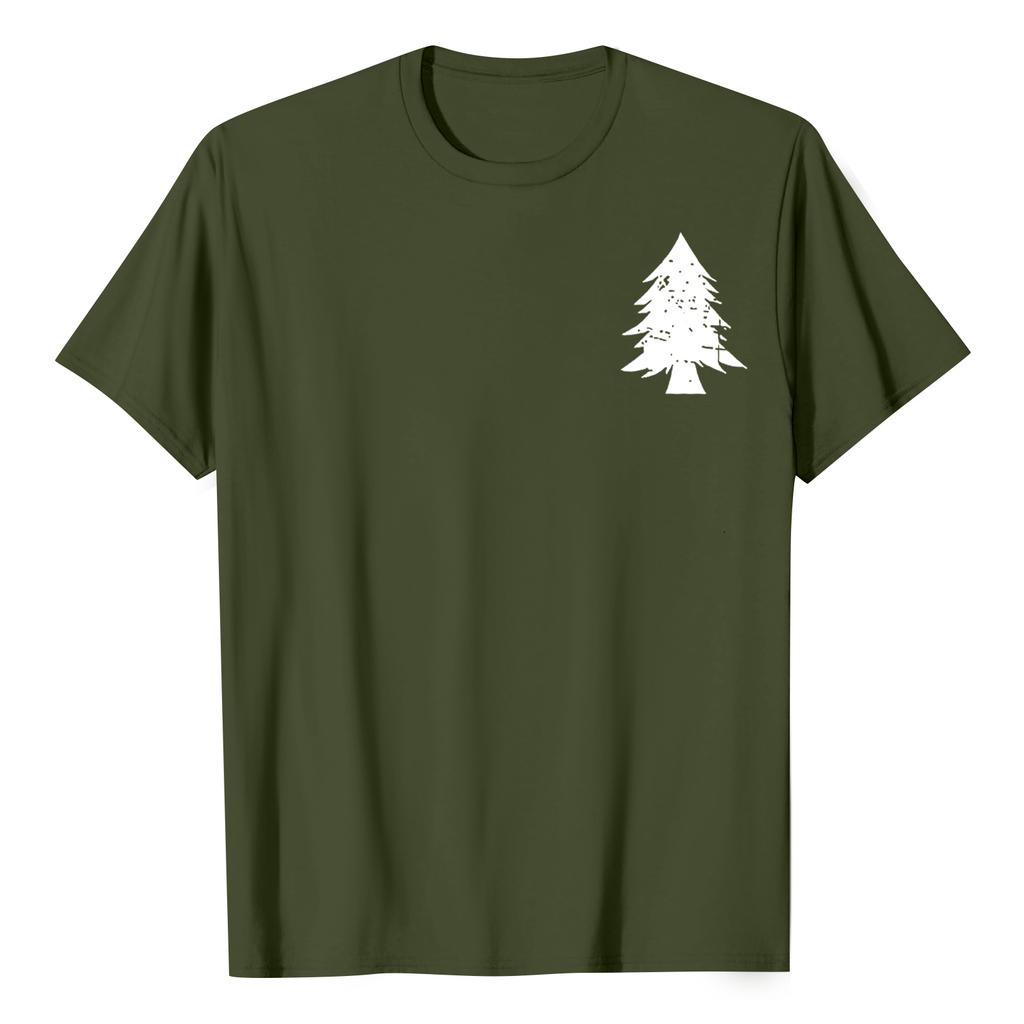 Women's Casual Printed T-Shirt Round Neck Pullover Short Sleeve Top