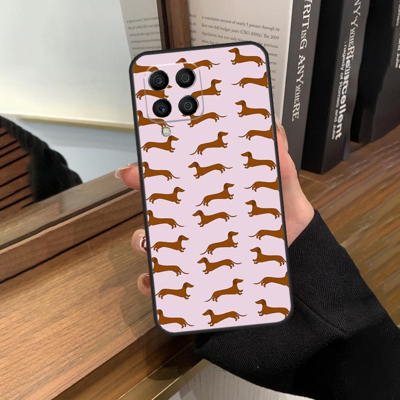 Süßer Dackel Hund Heißes Case Für Samsung Galaxy M56 M06 M16 M36 M52 M32 M12 M54 M34 M14 M35 M55 M15 M11 M31 M13 M53