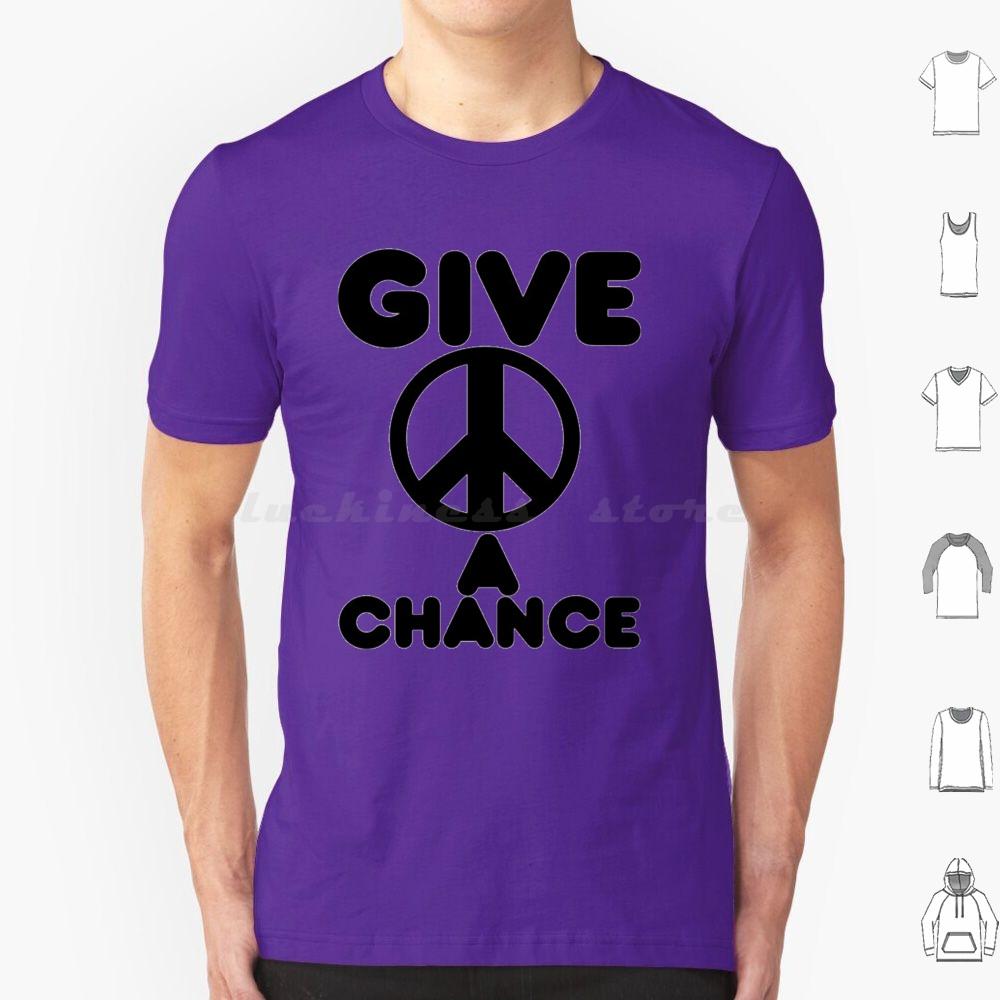 Give Peace A Chance Essential T Shirt Big Size 100 Cotton Yoko Ono Yoko Peace The Music Ono 60s Imagine John Ringo Love 70s