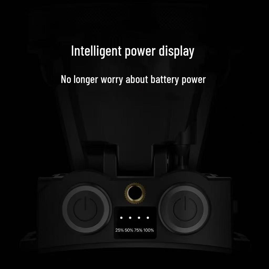 Rechargeable LED Headlamp: Super Bright, Long-range Light for Outdoor Night Fishing and Mining.