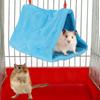 Cotton Pet Triangle Hammock Nest Keep Warm Hanging House for Hamster Sugar Glider Bird Parrotlight