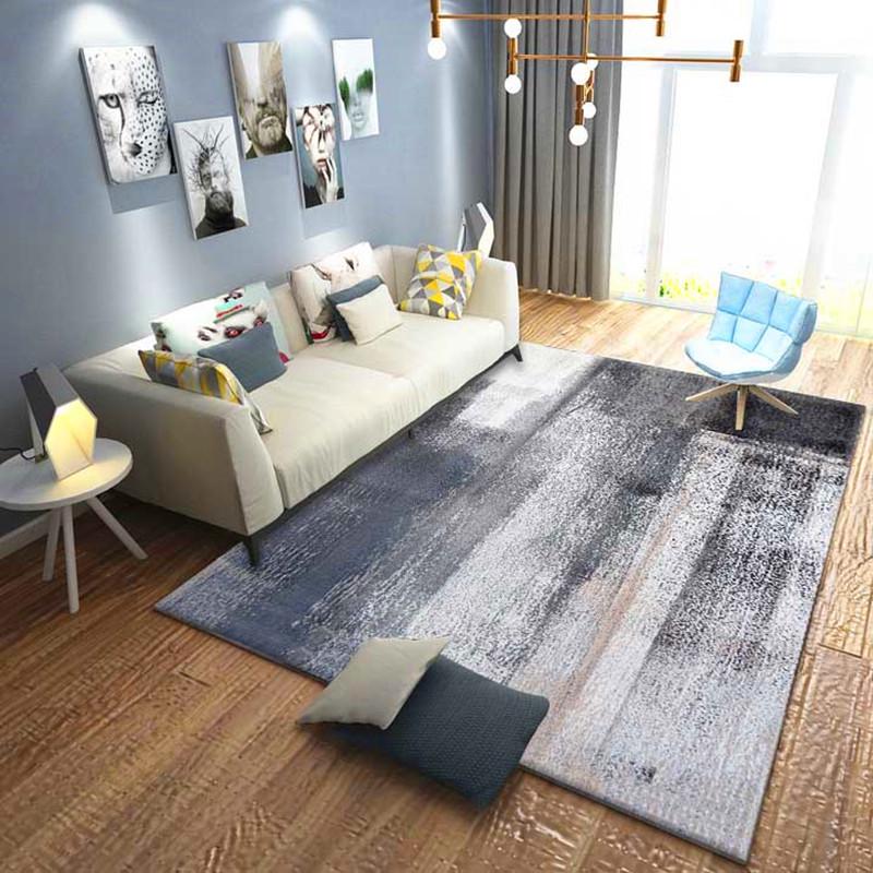 Modern Nordic Rectangular Carpet for Living Room, Bedroom, and Sofa Area