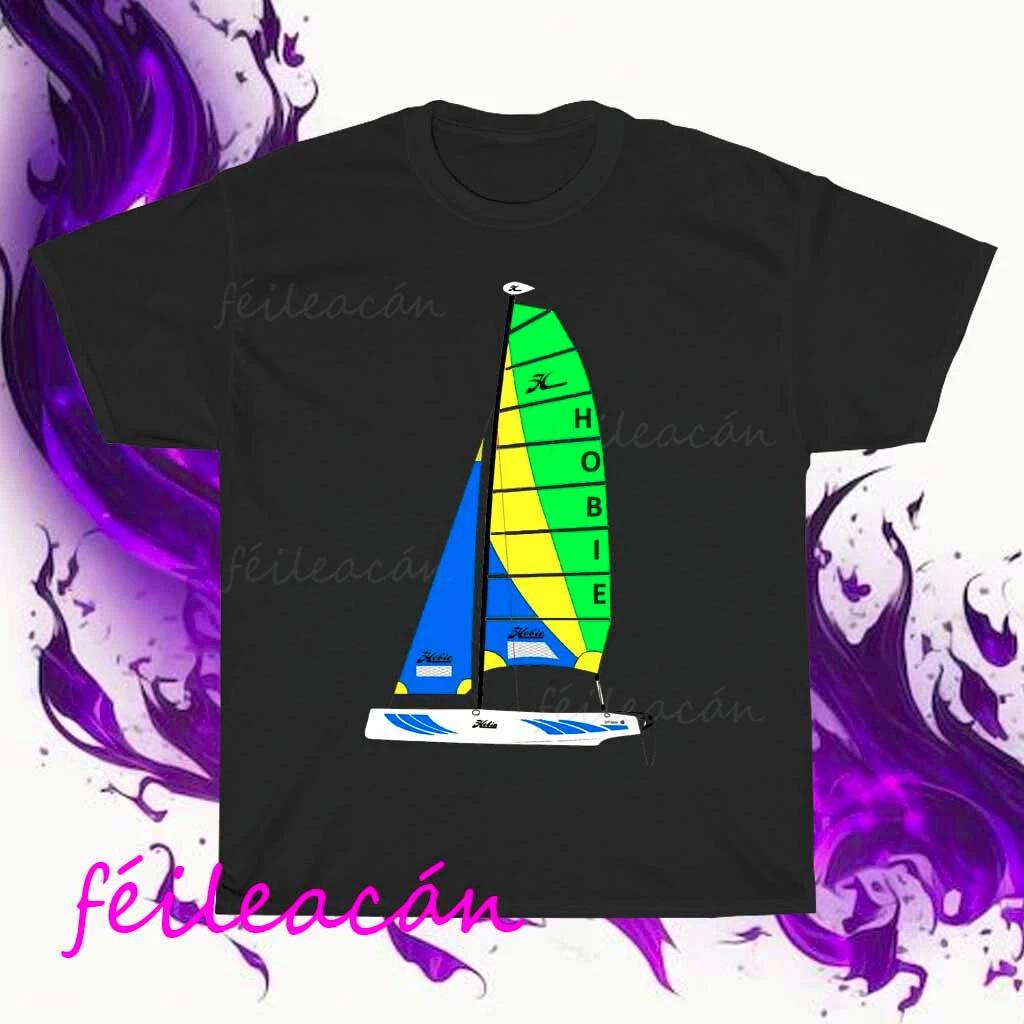 

Brand New hobie Cat 16 Active Logo American T-Shirt Funny Size S to 5XL M