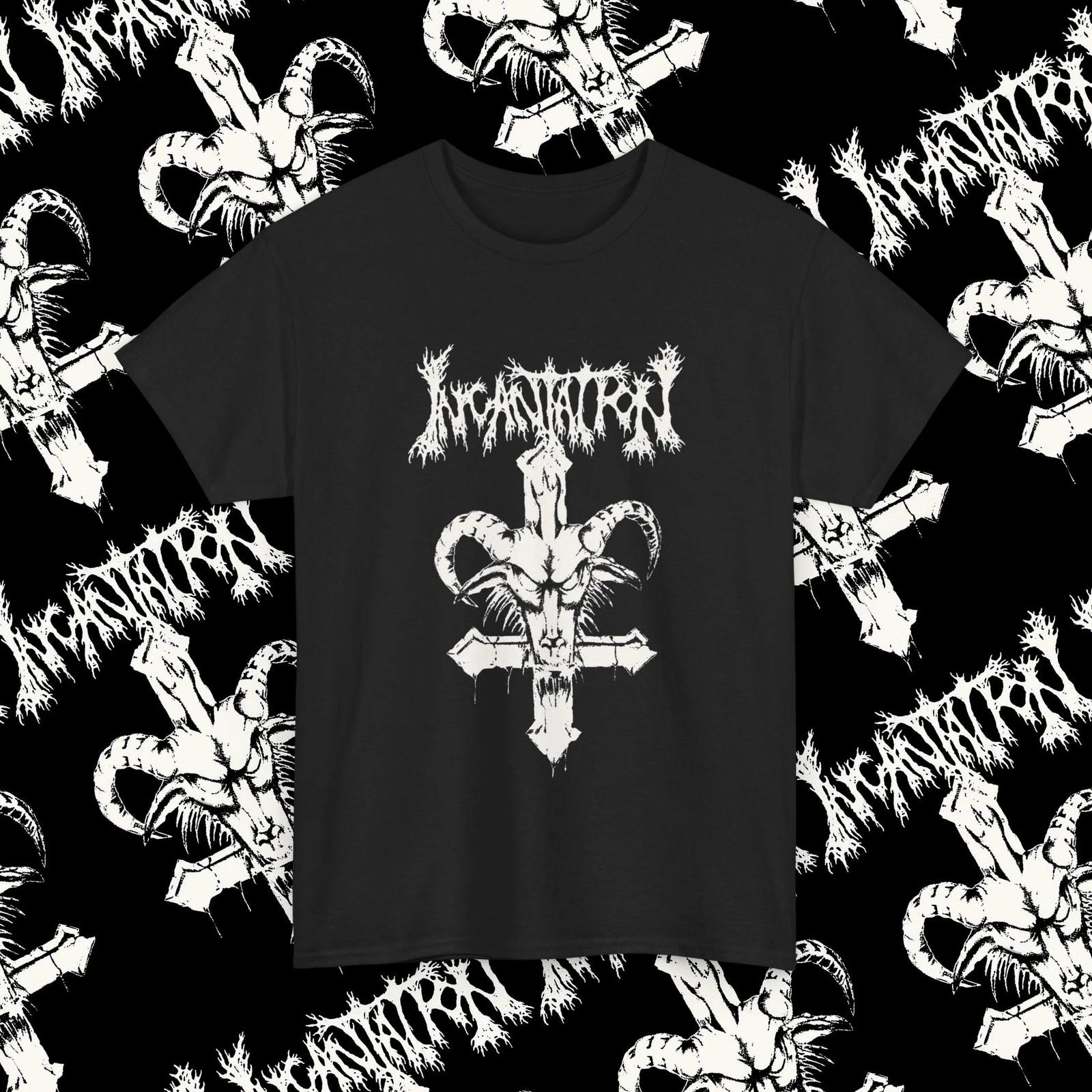 Incantation Inverted Cross Death Metal Band T-Shirt S