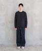 HORLISUN Meadow Wide Rib Crewneck Knit Melange Charcoal