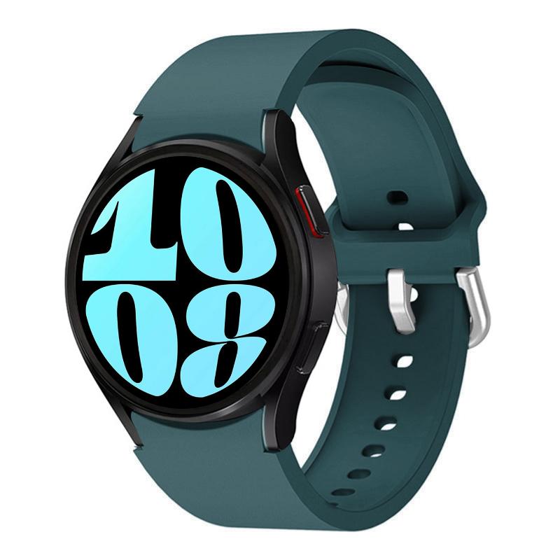 Silicone Band for Samsung Galaxy Watch 7/6/5/4 44mm 40mm/5 Pro 45mm Bracelet Galaxy Watch 4/6 Classic 47mm 43mm 46mm 42mm Strap