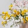 Realistic Simulation PU Freesia Flower With Bendable Iron Wire Stems Artificial Flower for Wedding Party Decoration