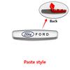 1/2Pcs Metal Car Seat Headrest Badge Emblem Backrest For Ford Focus Fiesta Mustang Mondeo Fusion  Auto Interior Tuning Accessory