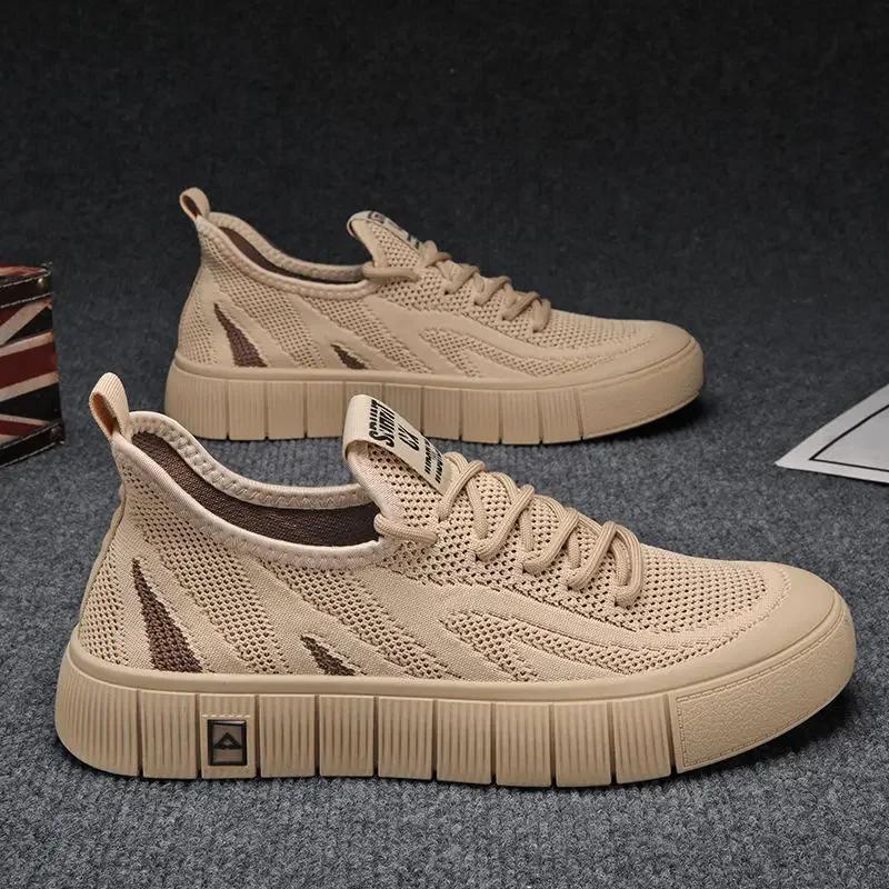 Men's Vulcanize Shoes Tennis Summer Breathable Mesh Sneakers Male Brand Elegant Sale Offer Trendy Cheap Clearance Work New In