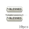 DIY Vintage Gold Inspirational Word Tag Pendant for Jewelry Making