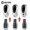 KEYYOU Nuovo Per Mercedes Benz Classe S Aggiornamento Chiave Auto Intelligente Modificata Guscio Custodia Per BMW Mercedes Benz BGA Anni 2000+