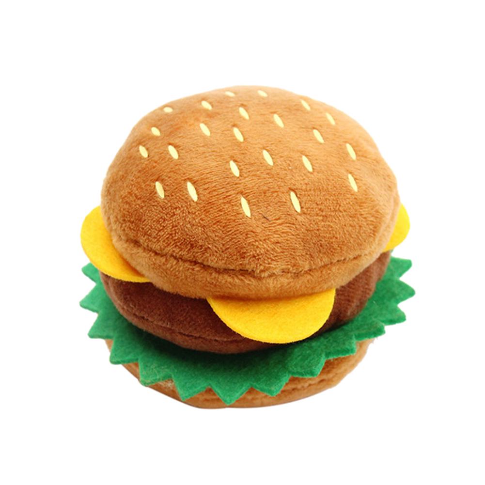 hamburger squeaky toy