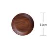 Wooden Dish Holder Dinnerware Beech Snack Dessert Plates Tableware Serving Tray Dinner Plate