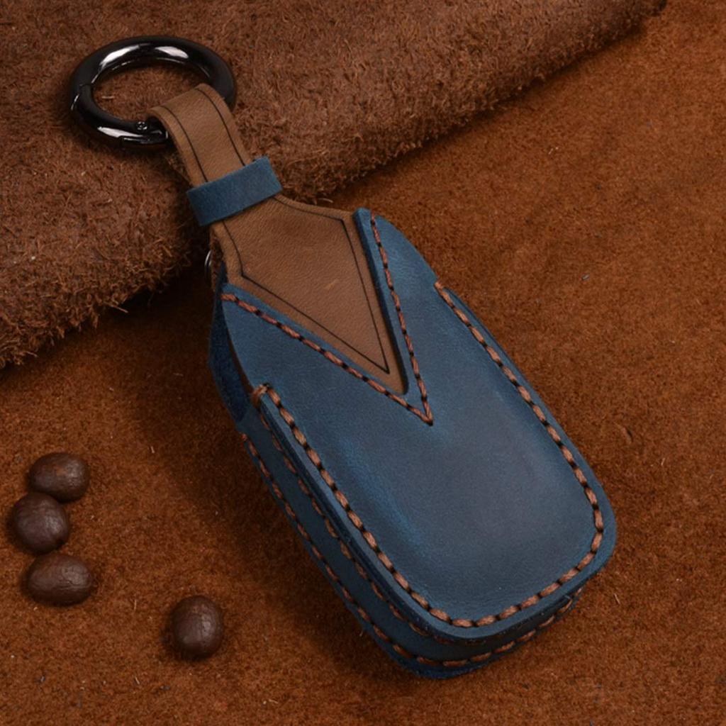 YANMW Compatible Genuine Leather Key Case for Subaru Genuine Leather Key Case Key Cover