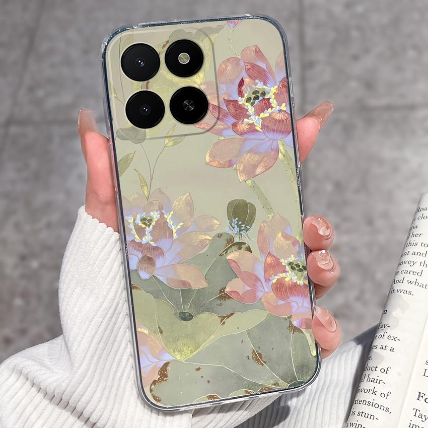 

Чехлы для Honor X5b X5 X6 X6a X6b X7a X7d X8 X8a X8b X8c Play5 7T Чехлы для телефонов Фантазийная бабочка Прозрачный силиконовый противоскользящий чехол для корпуса Honor Honor X6b