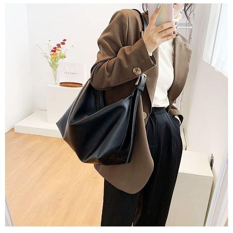 2026 Trendy Soft Slouchy Large Capacity Shoulder Bag - Versatile Women's Fashion Crossbody for Going Out or Class