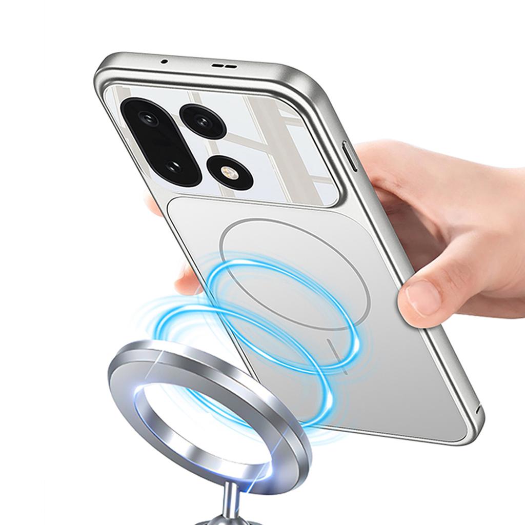 GKK Magnetische Hülle für OnePlus 15 5G, umwandelbar in für iPhone 17 Pro, Mattes PC-Handyhülle