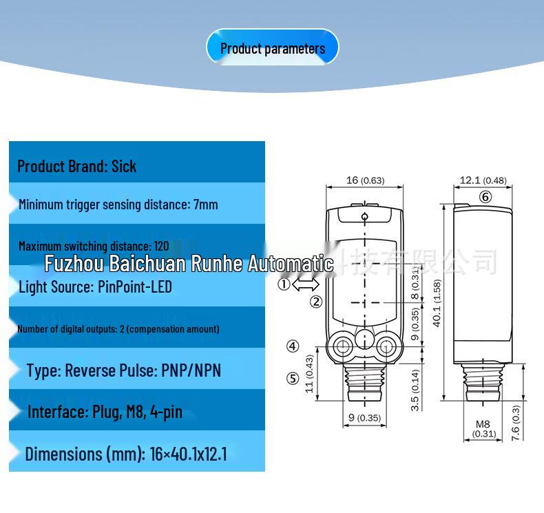 WTB4FT-22161120A00 Sick Sensor Photoelectric Switch 1105435, Brand New In Stock
