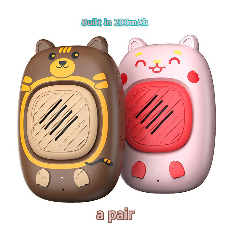 

Детская игрушка-рация Беспроводной пейджер Один на один Интерактивный пейджер Уличный головоломка Игрушка 【200 mAh】a pair коричневый/розовый