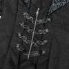 European & American Gothic Medieval Halloween Coat – Men's Retro Dark Pattern Jacket