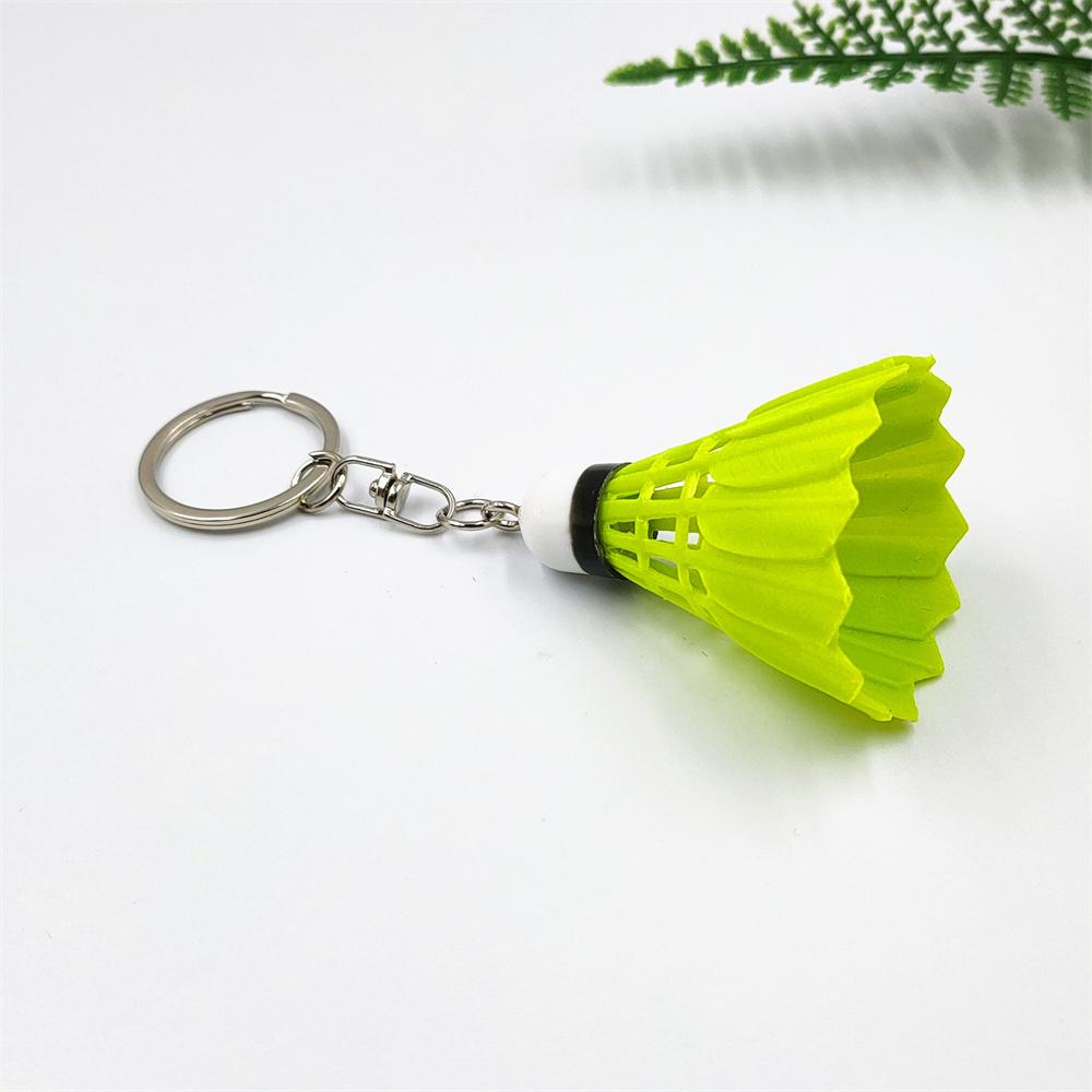 Yaratıcı Badminton Anahtarlık Mini Spor Badminton Anahtarlık Kolye Erkekler İçin Okul Çantası Süsü Yaratıcı Spor Hediyesi