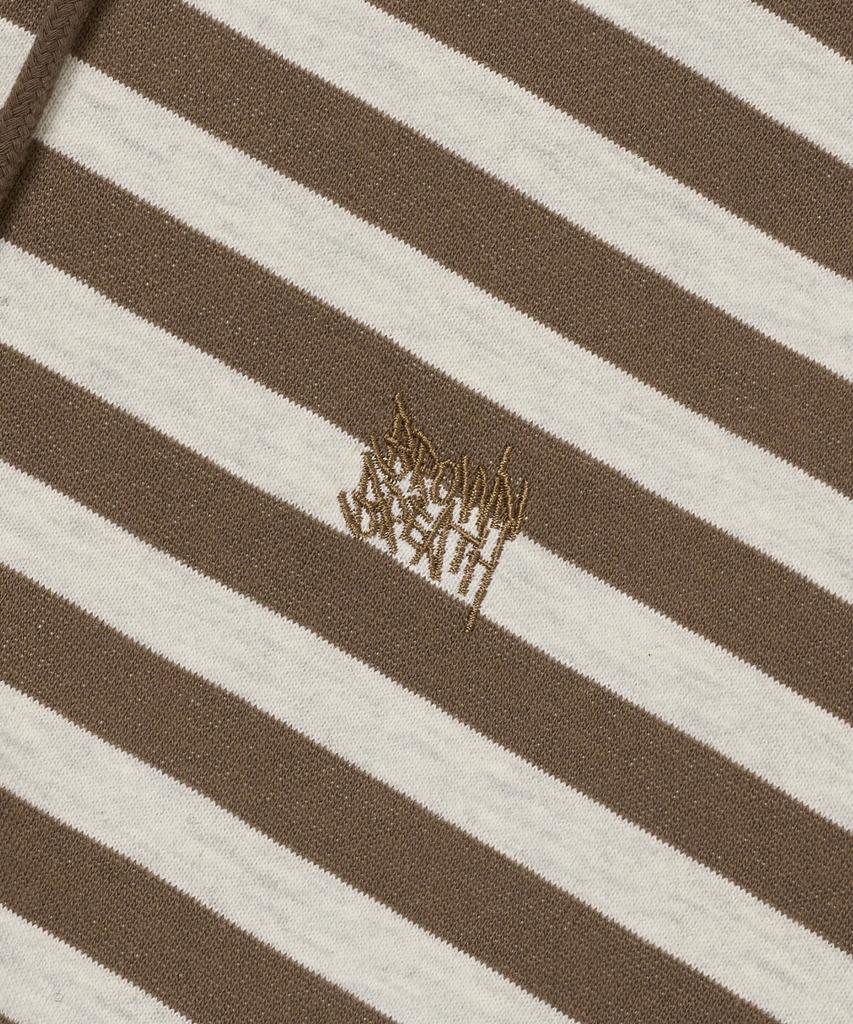 Stripe Tag Hoodie - Oatmeal