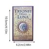 Trionfi della Luna Tarot 78 Card Deck with PDF Guidebook Fortune Telling Card Game Travel Cersion Reversed Chakra Planet Zodiac