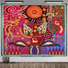 Mexico Mexican Mayan Tribal Art Tapestry Wall Hanging Ethnic Paintings Psychedelic Aesthetic Background Cloth Home Decorations