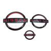 New Style Front Emblem Badge Rear Trunk Badge for Nissan Sentra Qashqai Versa Altima Rogue Sport Nismo GTR Almera Xterra Badge