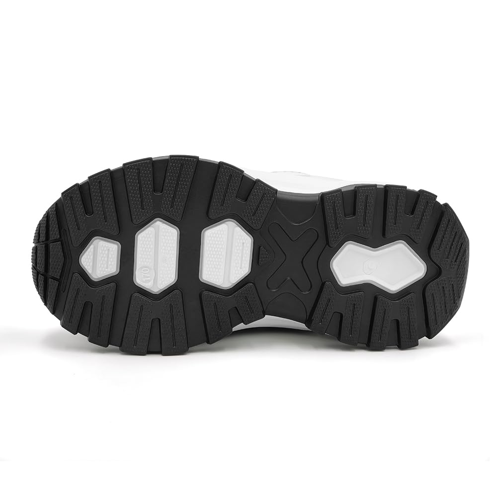 Amozi Snow Long Ski and Boa Cold Size KB9908 Kids' Boots, Snowshoes, Boots, Boots, Girls' Boys', Fabric, Winter, Protection, White, 20.0cm,