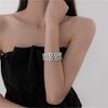 Women's Double-Layer Strap Bracelet: Light Luxury Exquisite Fashion Armlet in Cold Style